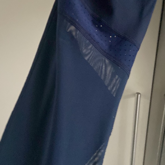 Aritzia The Constant Navy Blue Mesh Leggings - Picture 13 of 13